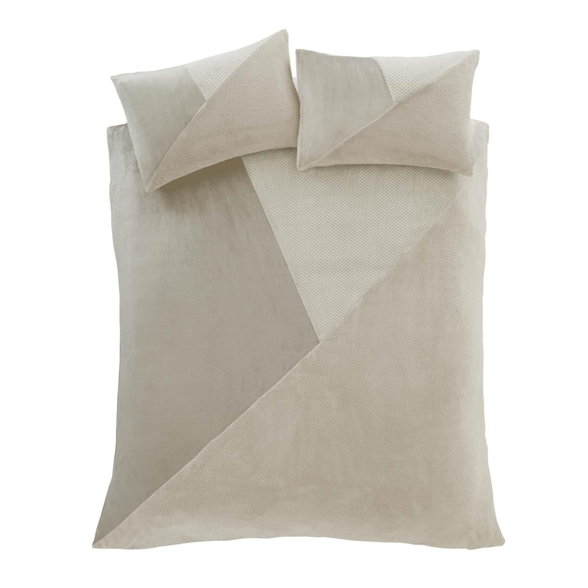 Cosy Larsson Geo Fleece Duvet Cover Set by Catherine Lansfield