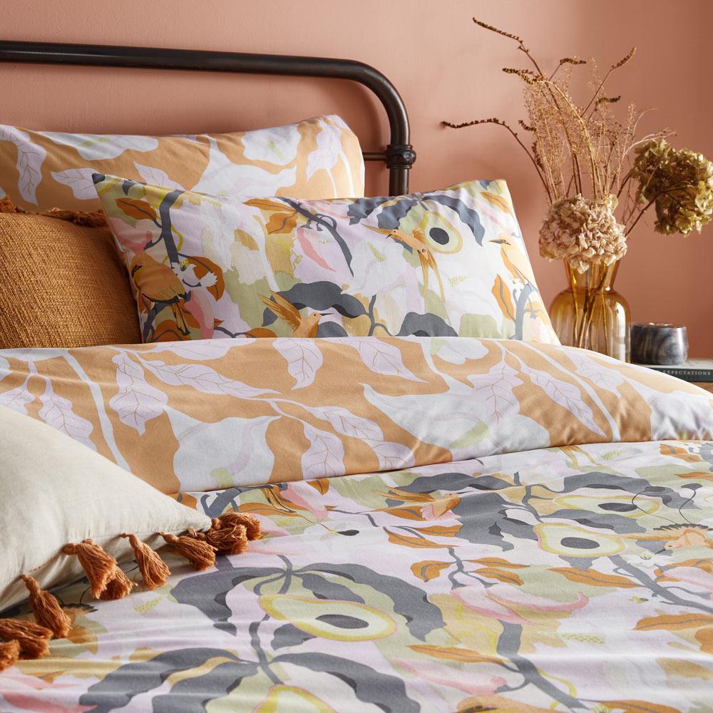 Huerta Tropical Mango Duvet Cover Set