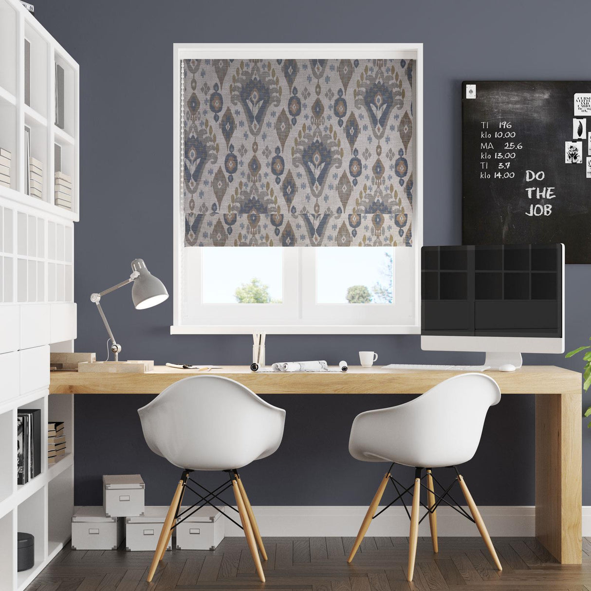 Boho Tan Made To Measure Roman Blind by Style Furnishings