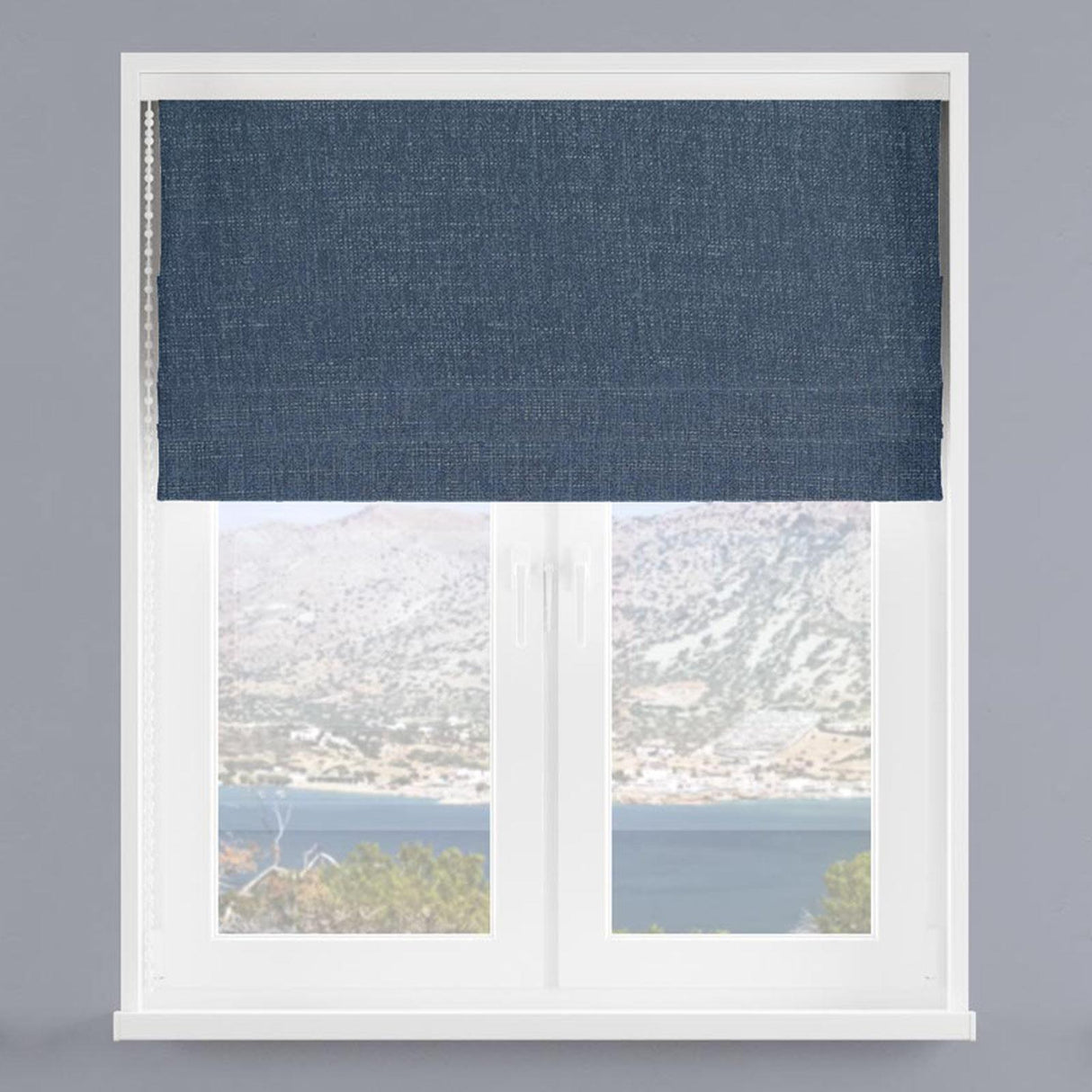 Mestre Midnight Made To Measure Roman Blind by Style Furnishings