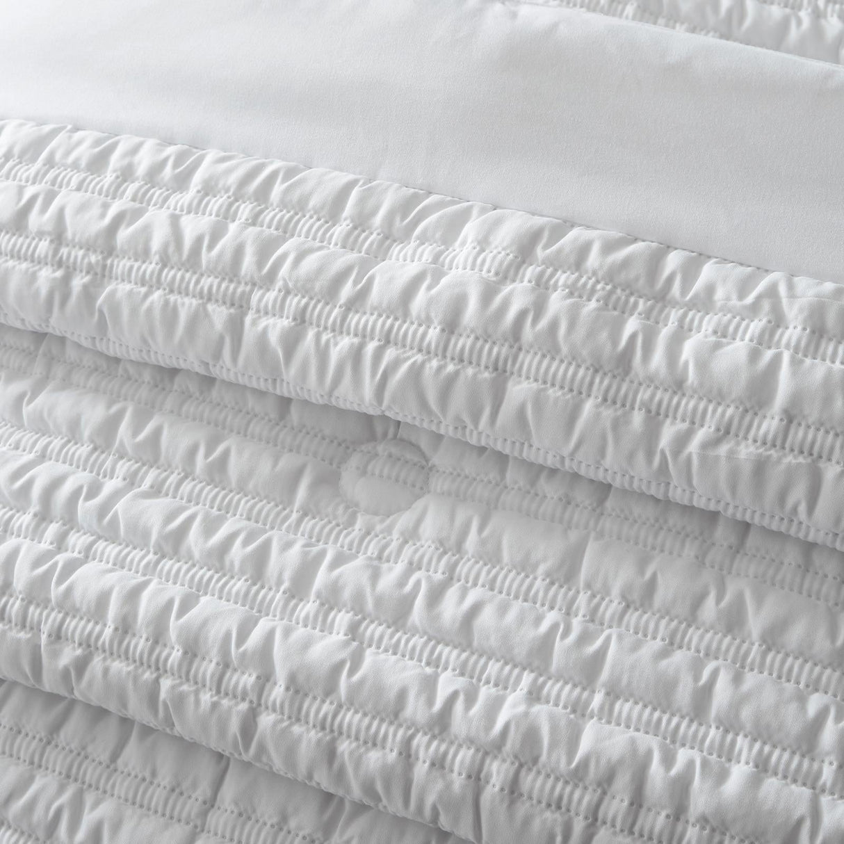 Catherine Lansfield Lennon Stripe Bedspread 220cm x 220cm 9