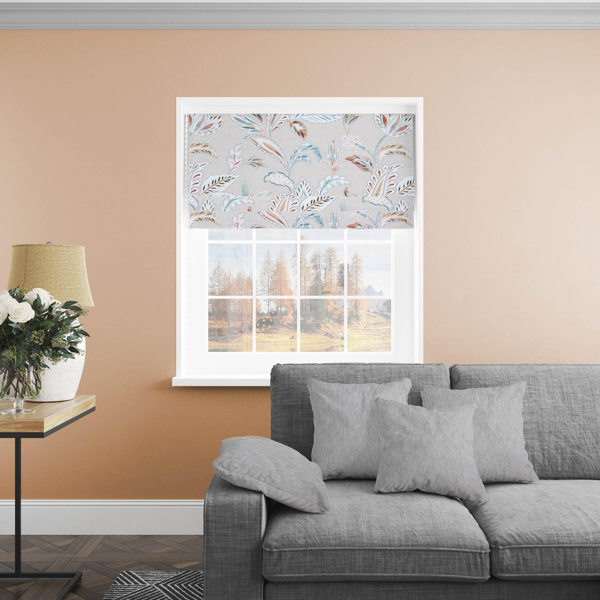 Cordoba Autumn Made To Measure Roman Blind by Style Furnishings