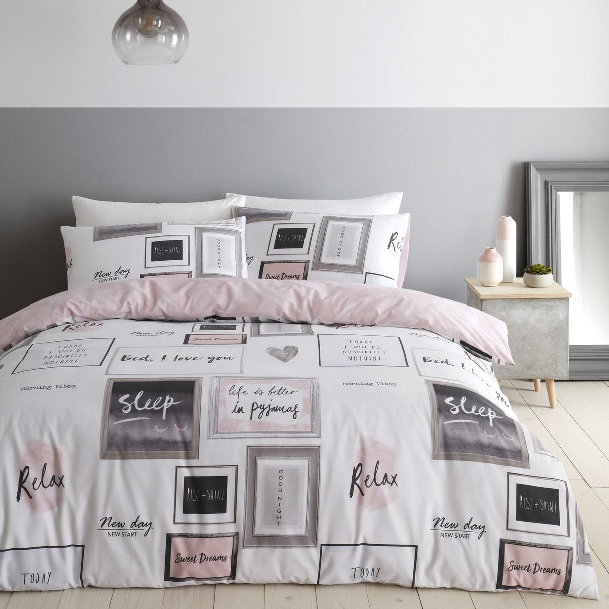 Sleep Dreams Duvet Cover Set by Catherine Lansfield