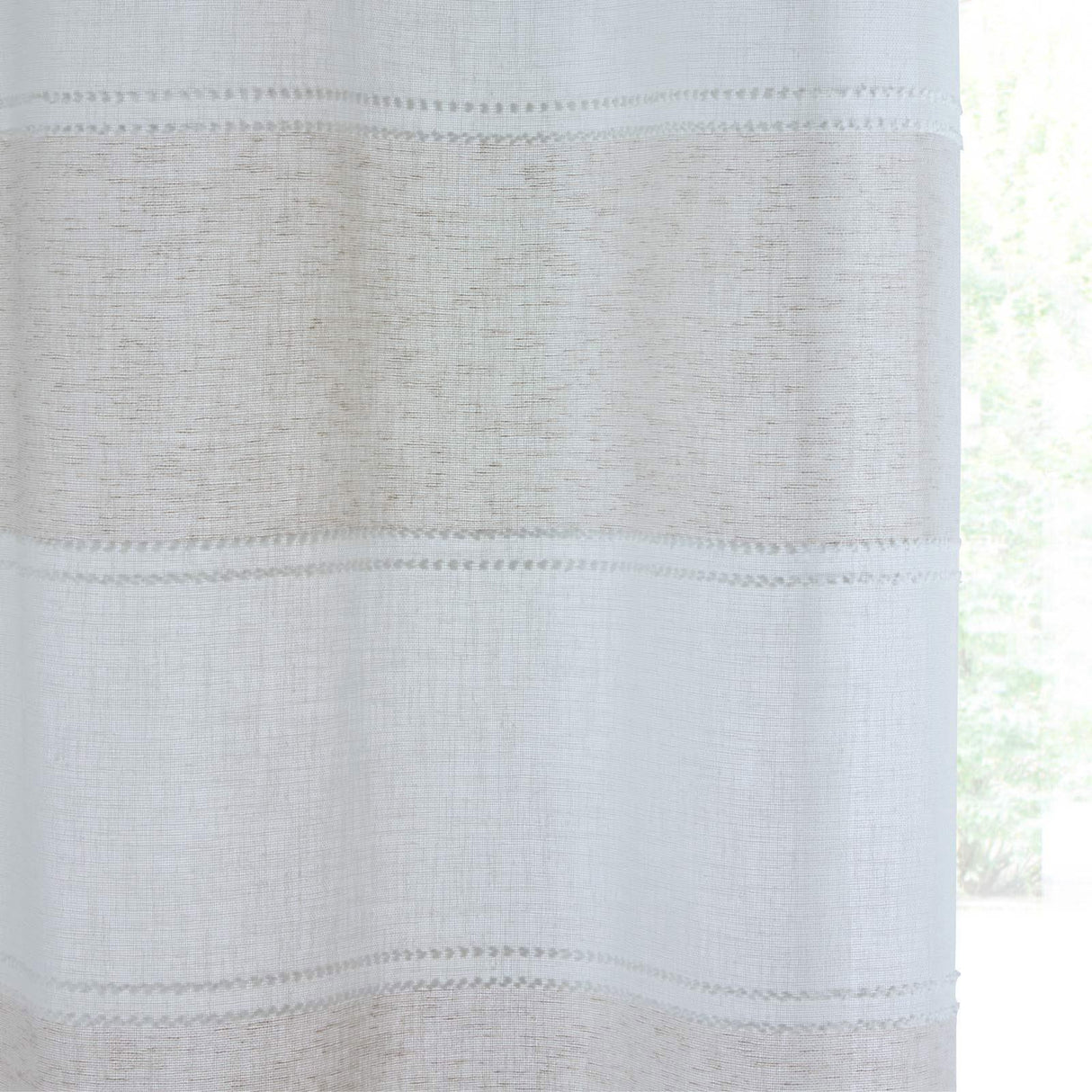 Santorini Eyelet Voile Curtain Panel by Enhanced Living