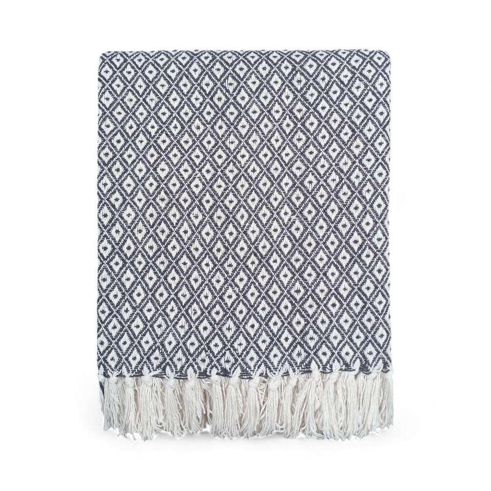 Eden Recycled Cotton Throw Blanket by Rapport Home