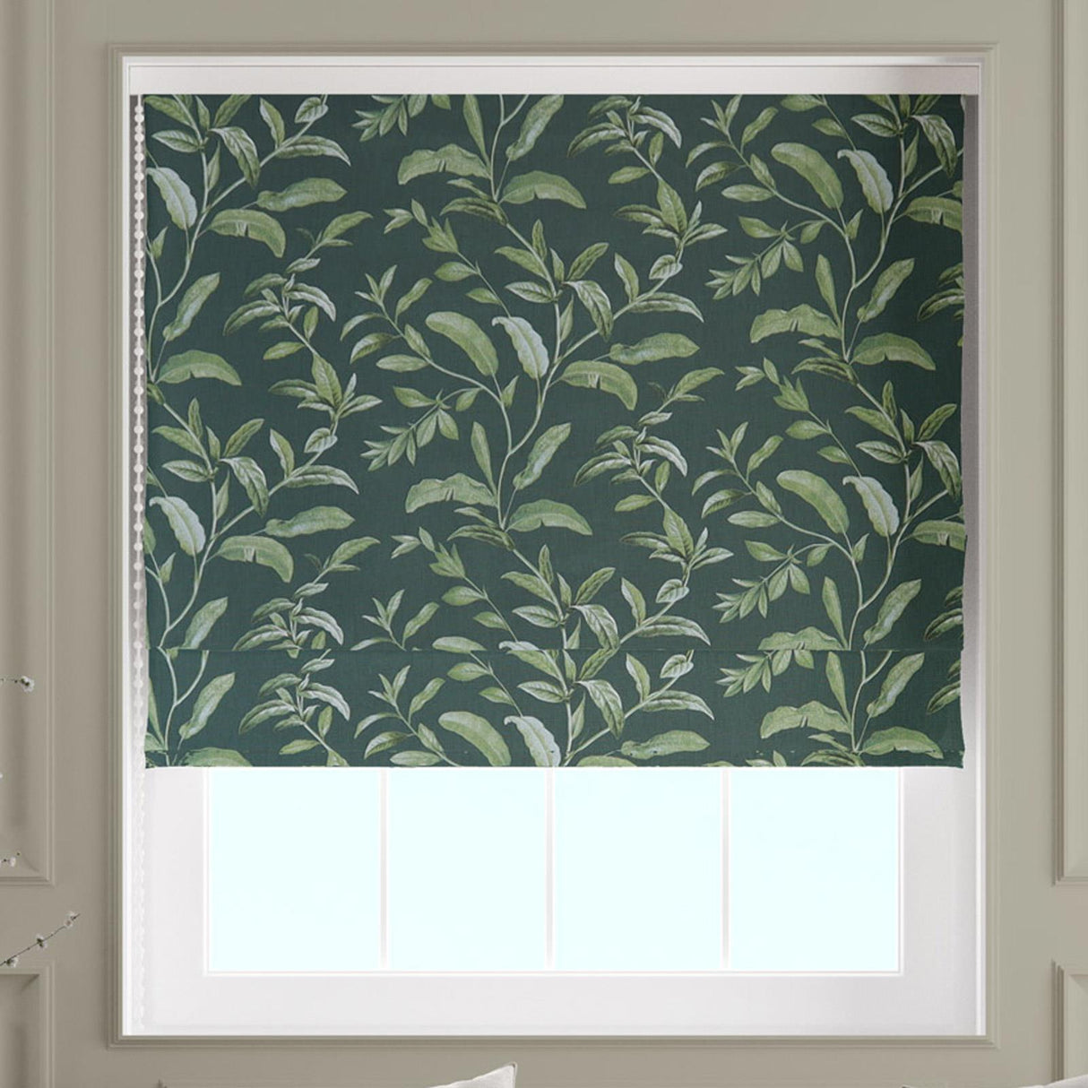 Oasis Pine Made To Measure Roman Blind by Style Furnishings