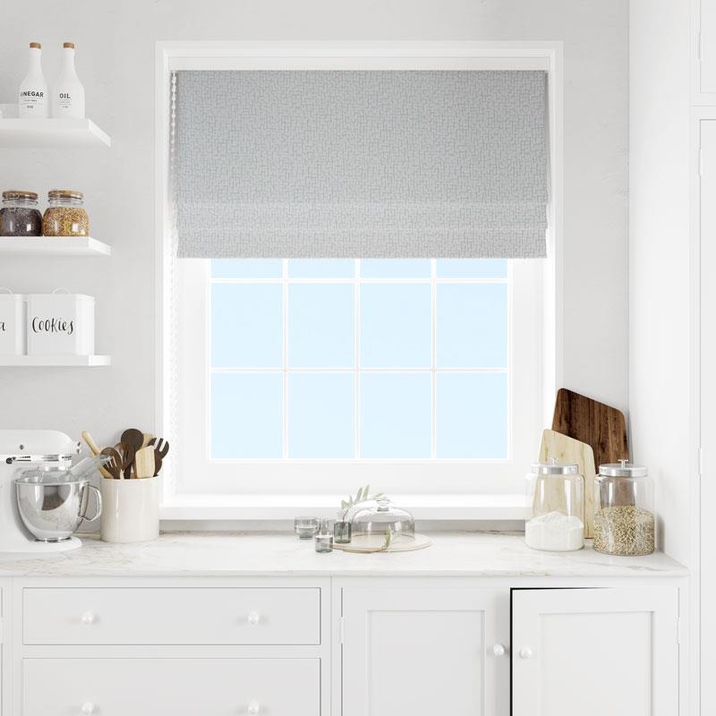 Andante Menta Made To Measure Roman Blind by Style Furnishings