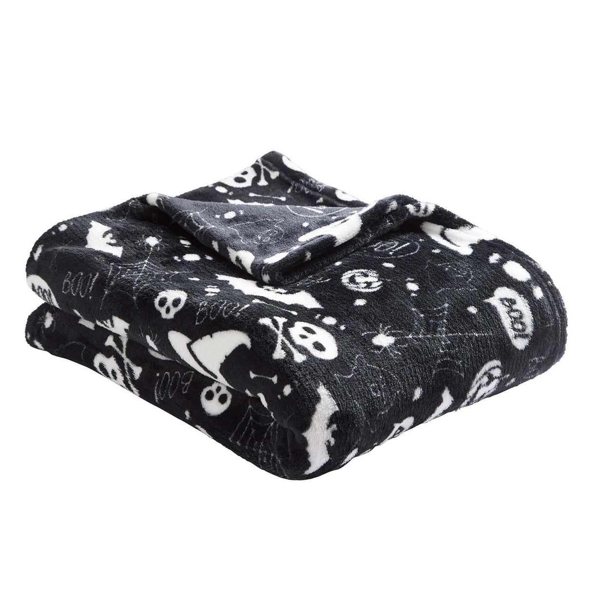 Boo! Fleece Throw 120cm x 150cm by Bedlam