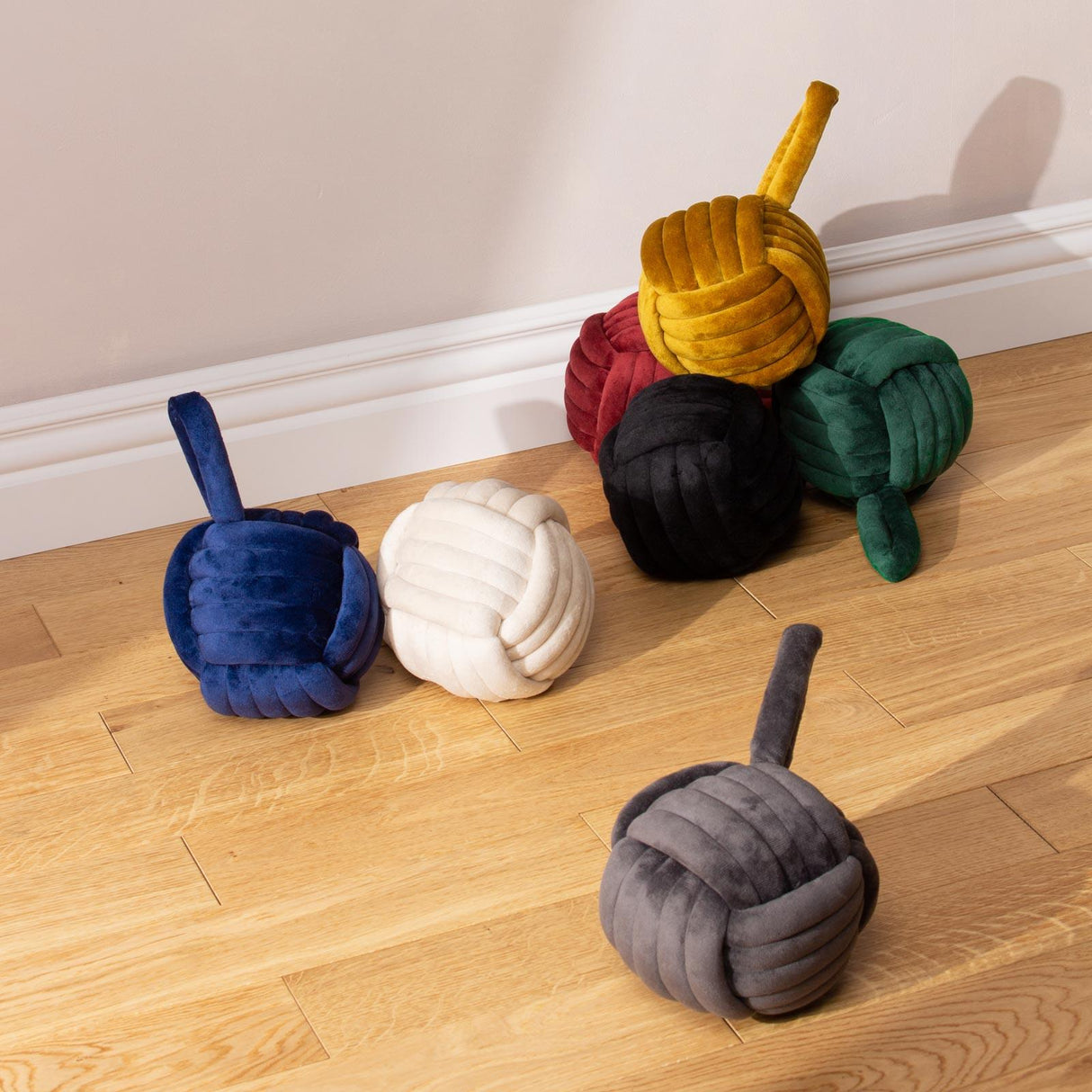 Knot Velvet Doorstop by furn.