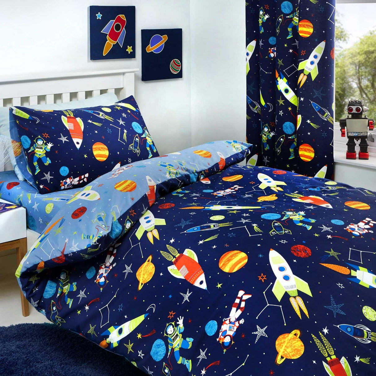 Supersonic Kids Duvet Cover Set by Bedlam