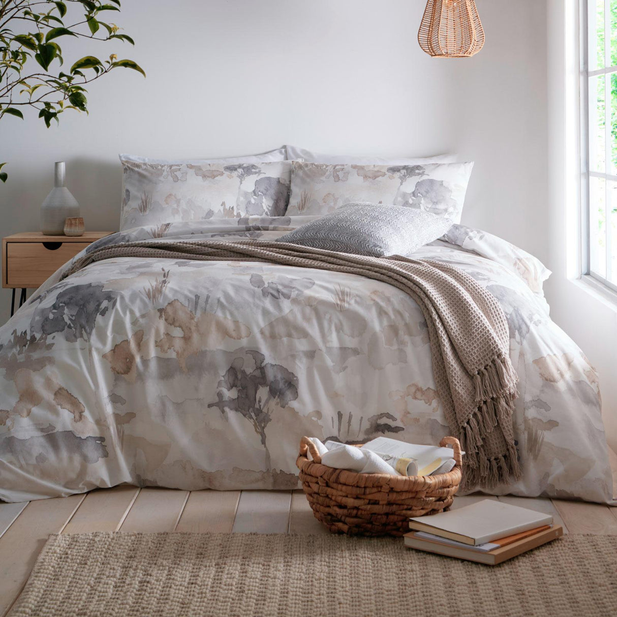 Edale Cotton Duvet Cover by Appletree Loft