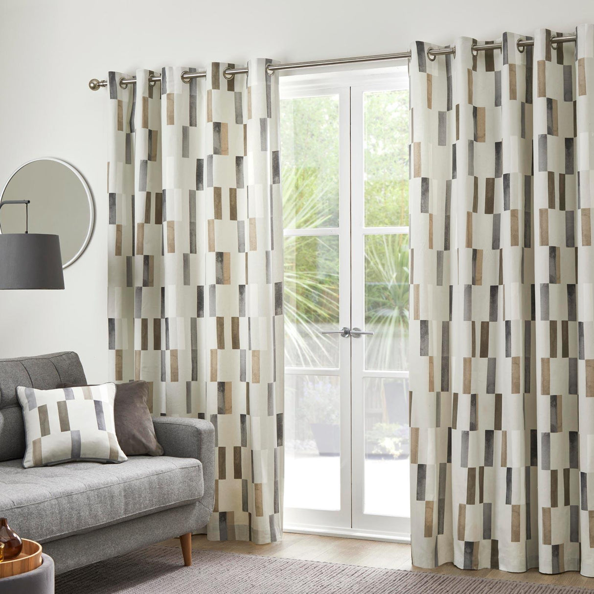 Oakland Cotton Eyelet Curtains by Fusion