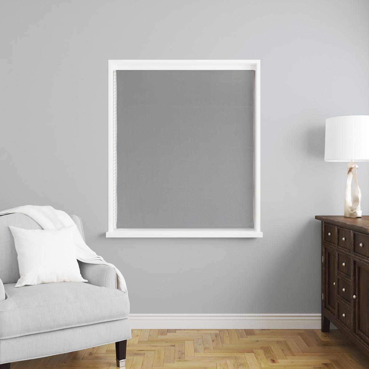 Panama Grey Made To Measure Roman Blind by Style Furnishings