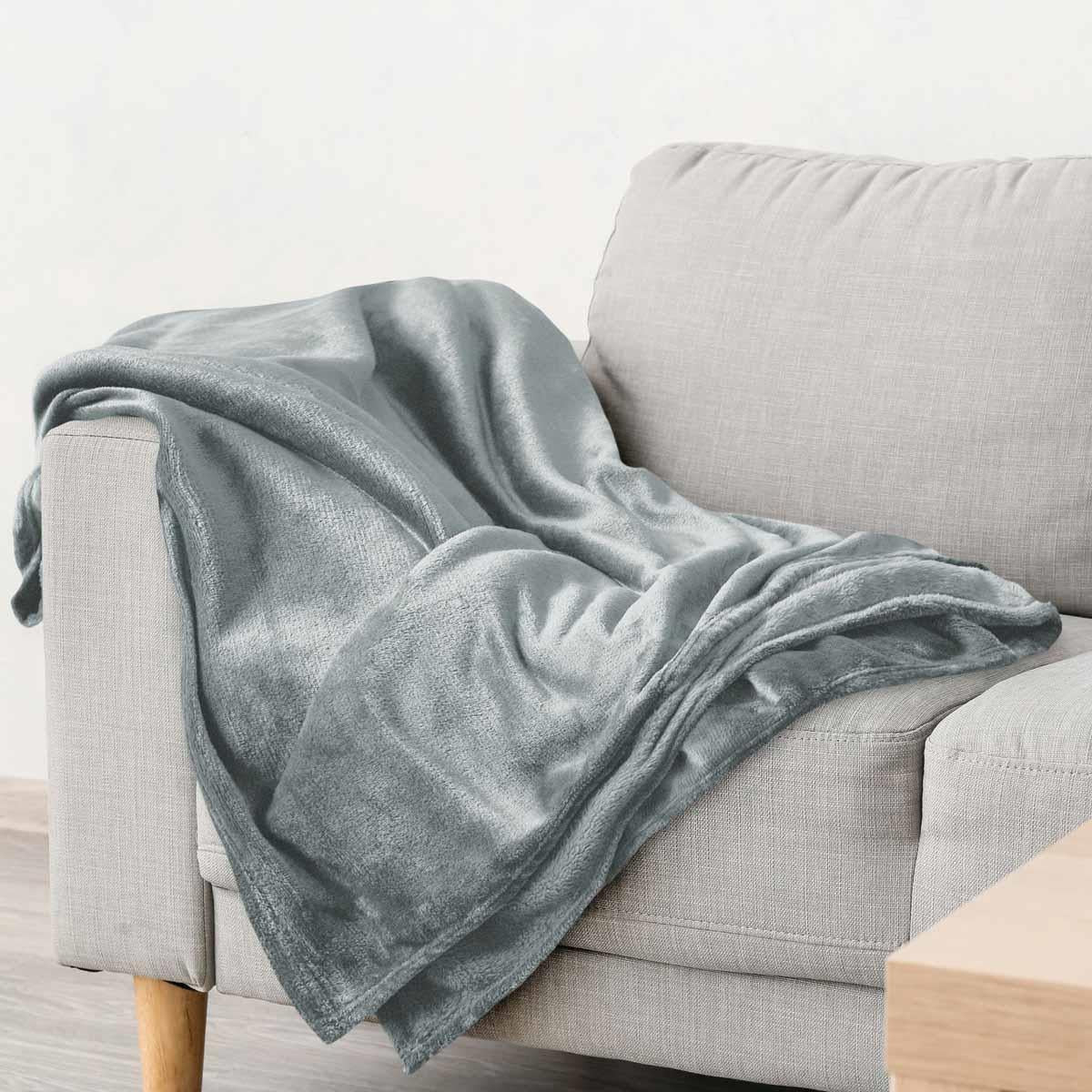 Snug Flannel Fleece Blanket Super Soft Throw by Emma Barclay