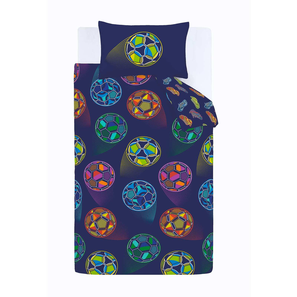 Bright Football Duvet Cover Set by Catherine Lansfield