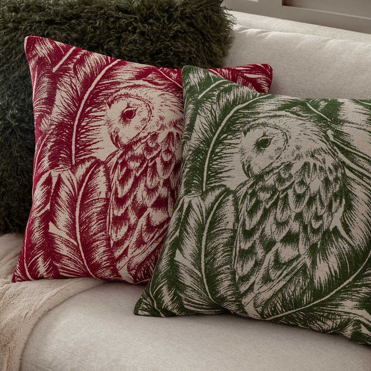 Albus Cushion Cover / Filled Cushion 18" x 18" (45cm x 45cm) by Wylder Nature 2