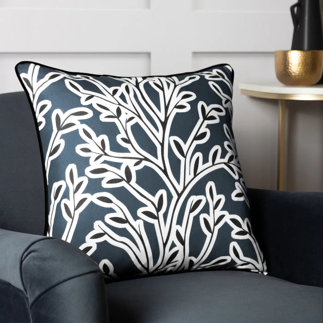 Annika Slate Blue Cushion Cover 50cm x 50cm
