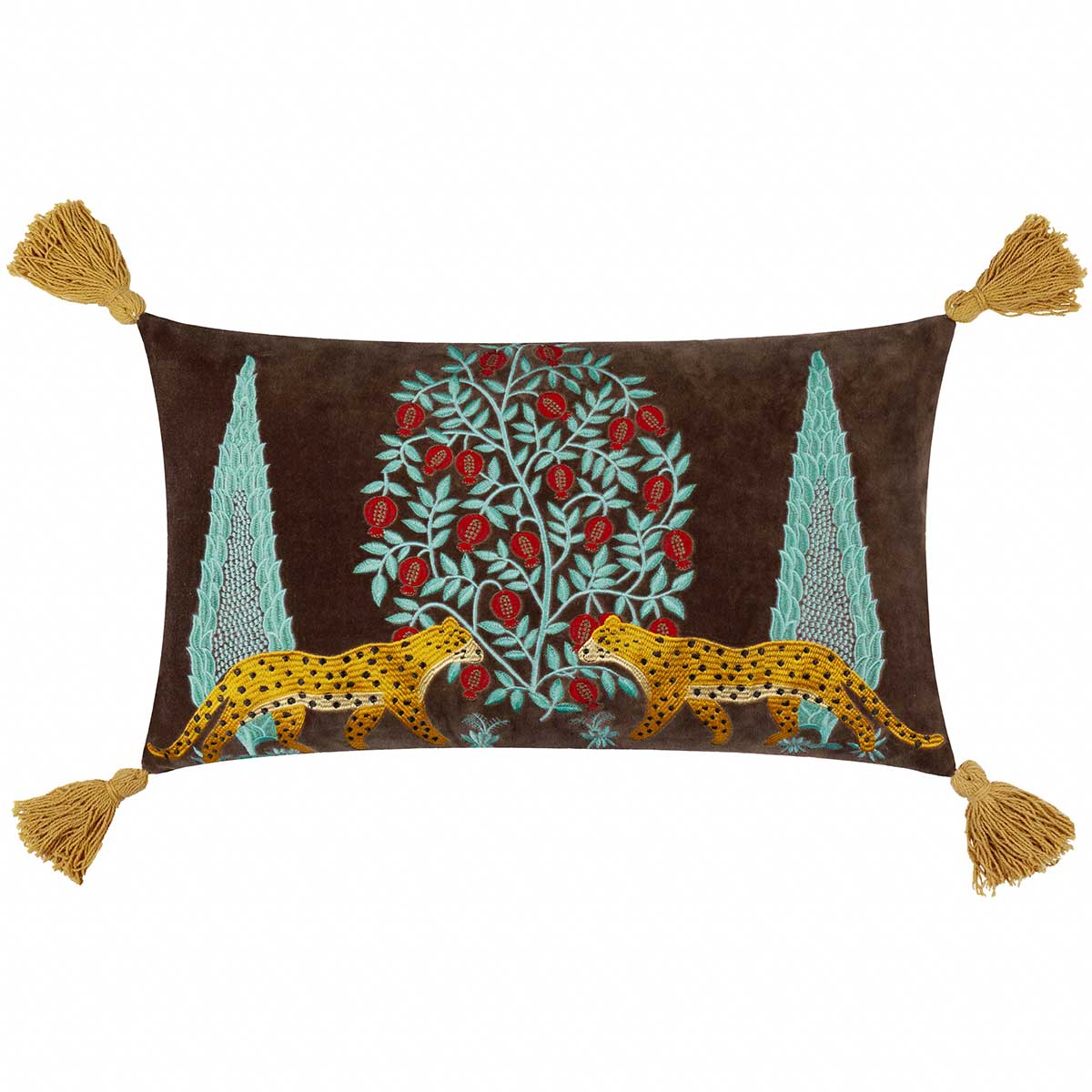 Aritra Cushion Cover / Filled Cushion 12" x 20" (30cm x 50cm) by Wylder Tropics 2