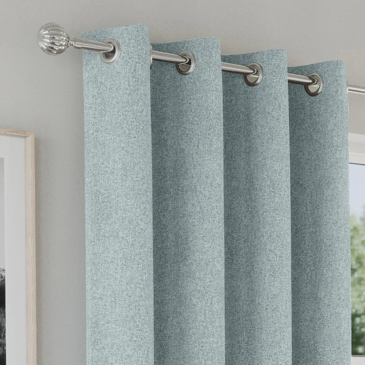 Austin Lined Blackout Eyelet Curtains by Enhanced Living