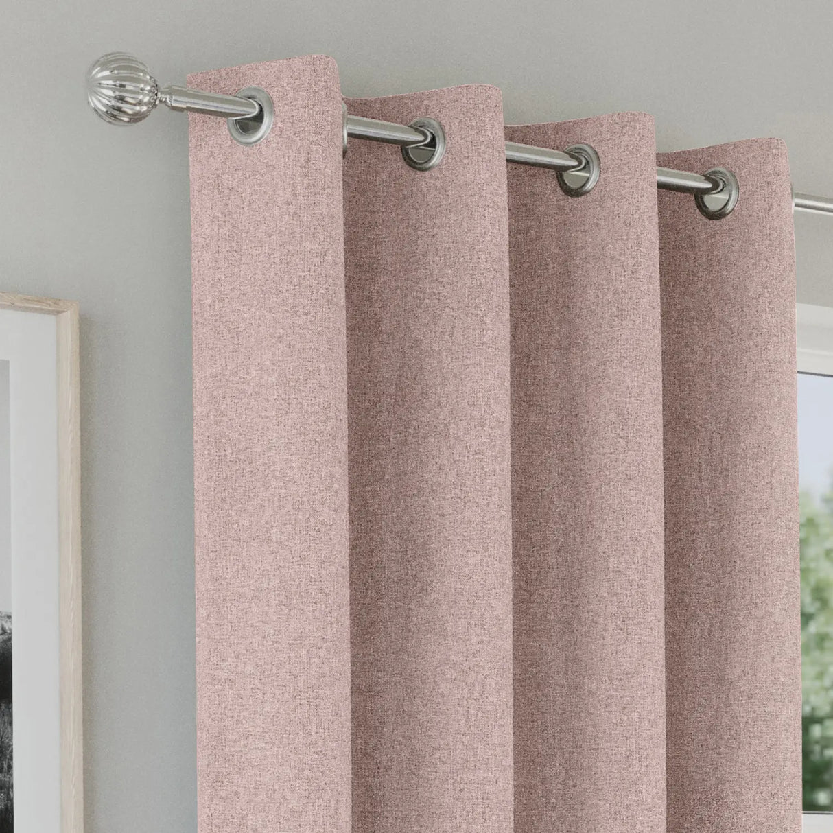 Austin Lined Blackout Eyelet Curtains by Enhanced Living