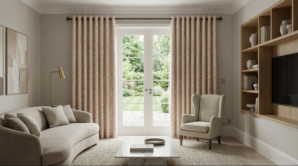 Abele Made to Measure Curtains Blush