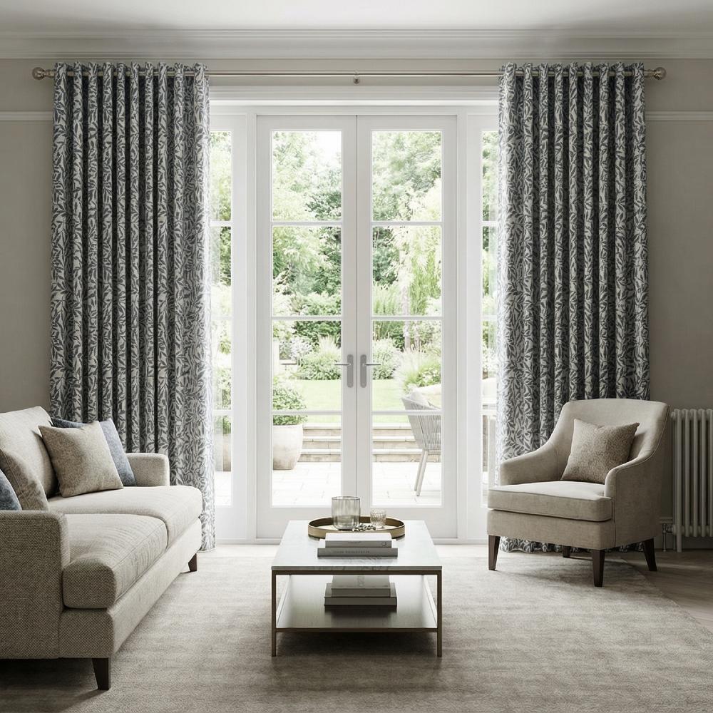 Abele Made to Measure Curtains Navy