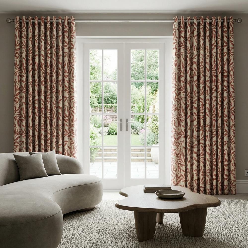Abele Made to Measure Curtains Terracotta