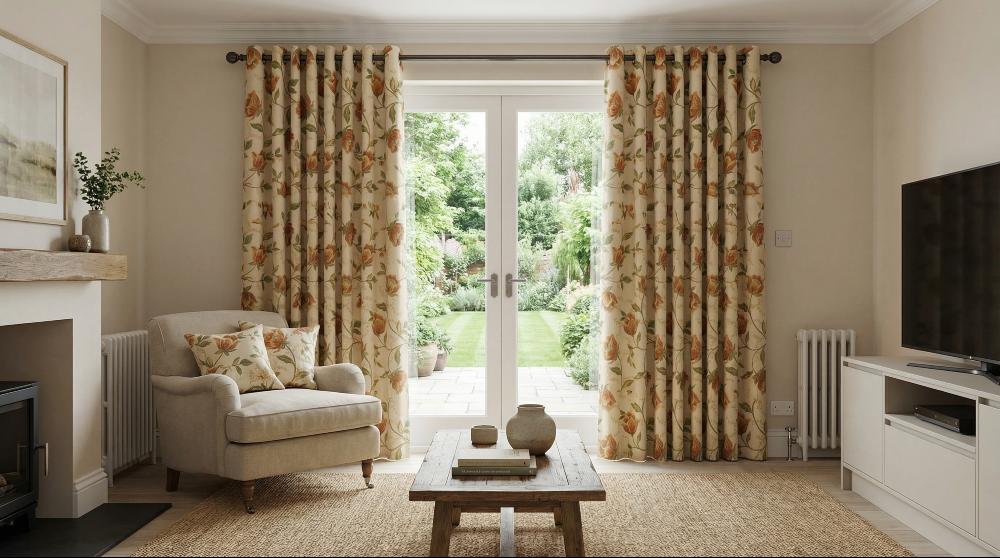 Acacia Made to Measure Curtains Natural