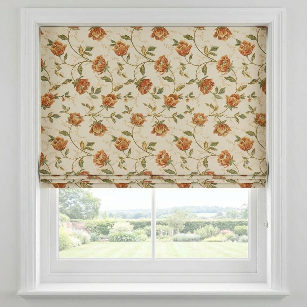 Acacia Made to Measure Roman Blind Natural
