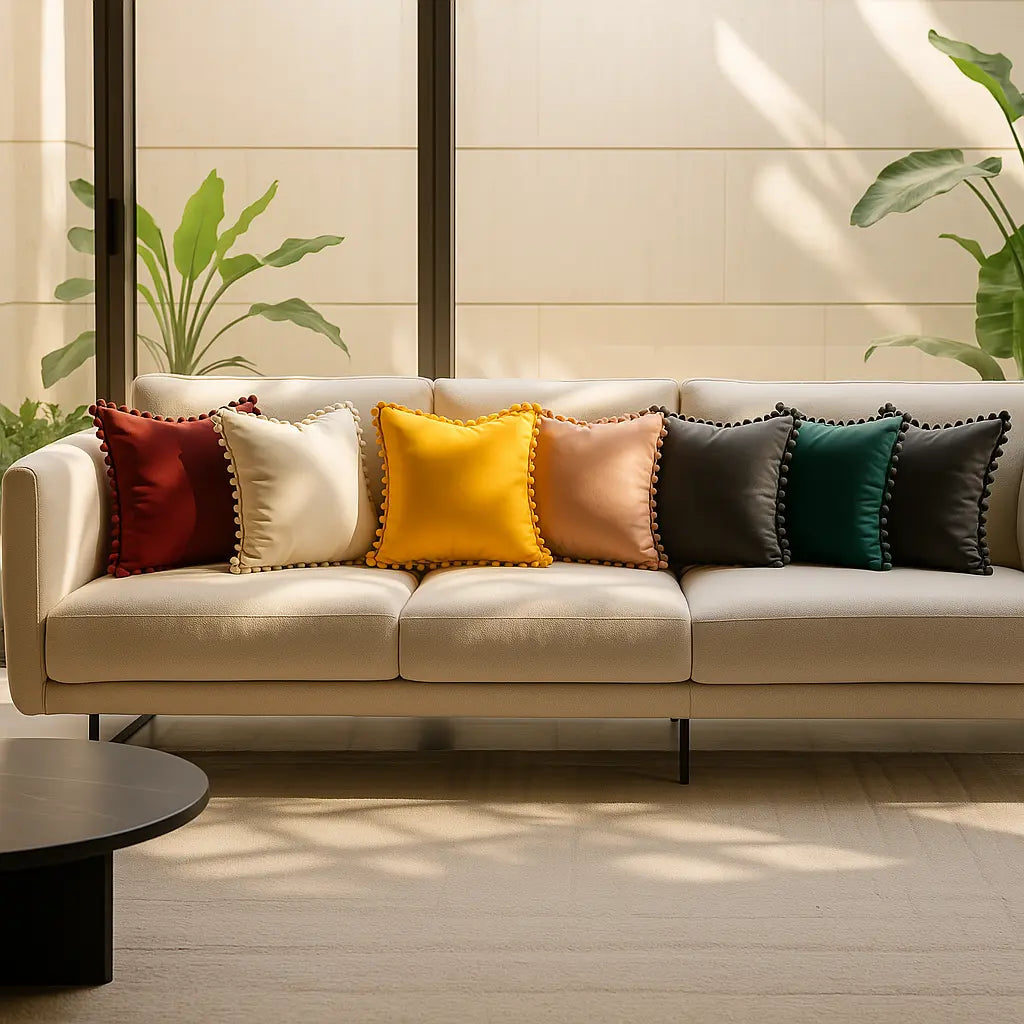 Poms Cushion Cover 43cm x 43cm (17"x17") by Alan Symonds 2