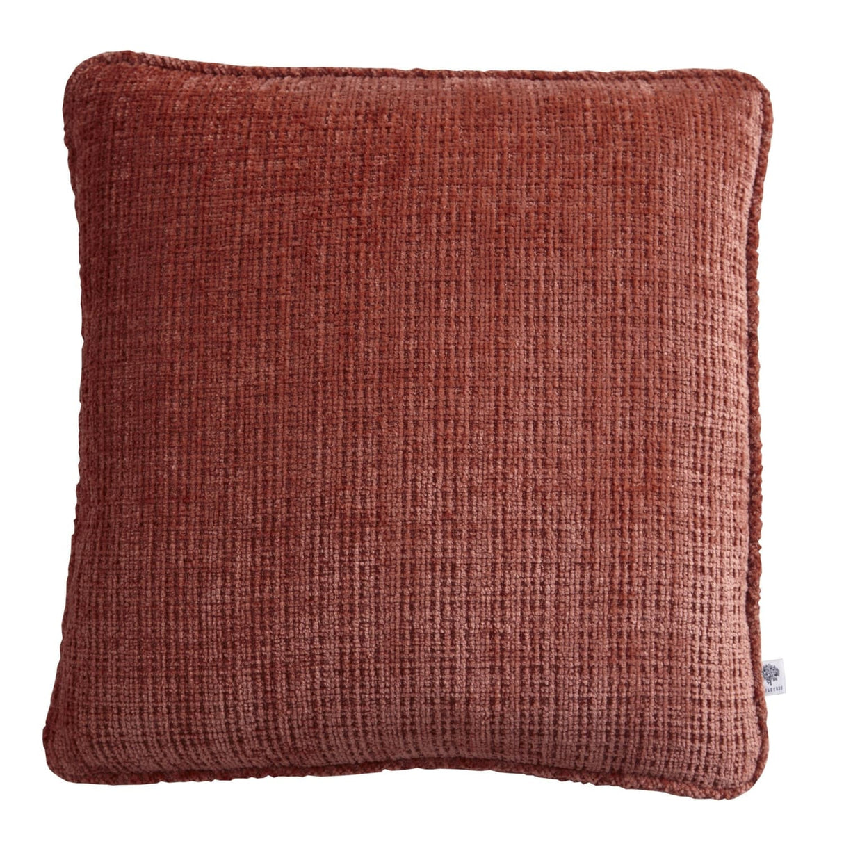 Alba Chenille Cushion Cover 43cm x 43cm (17") - Terracotta - Alba Cushion In Terracotta 43 X 43Cm 2