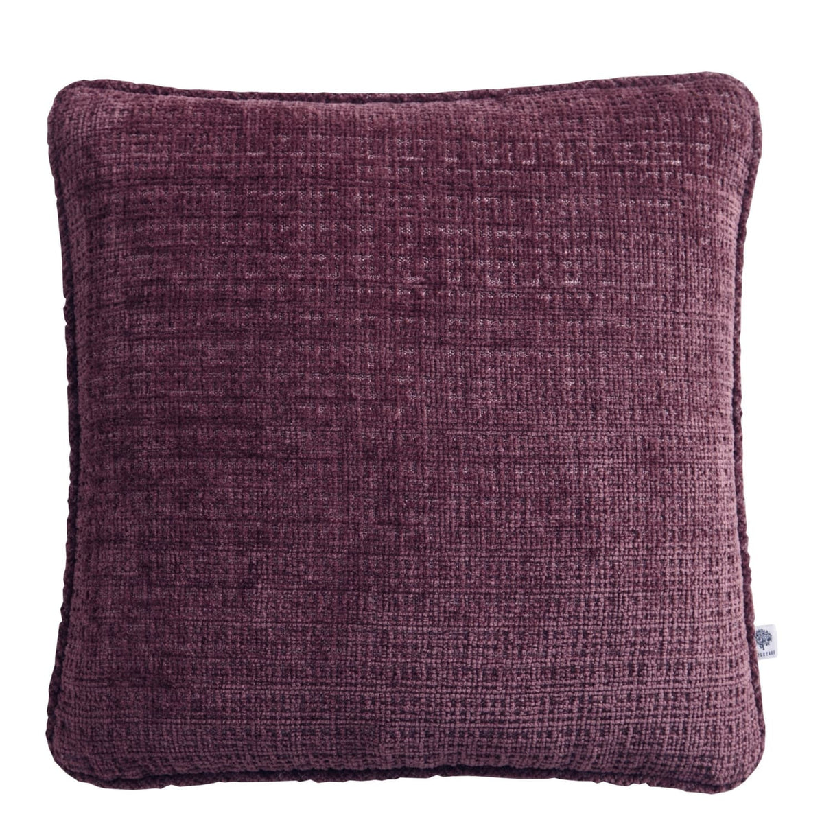 Alba Chenille Cushion Cover 43cm x 43cm (17") - Wine - Alba Cushion In Wine 43 X 43Cm 2