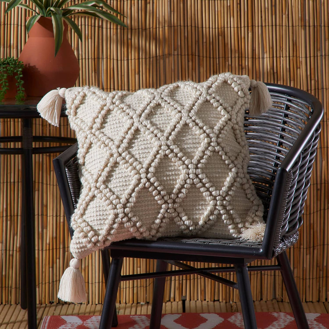 Alda Outdoor Natural Cushion Cover 43x43cm 17x17"