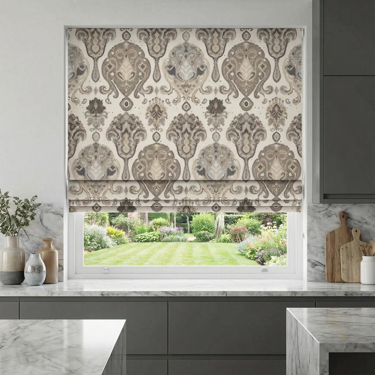 Alvi Made to Measure Roman Blind Grey