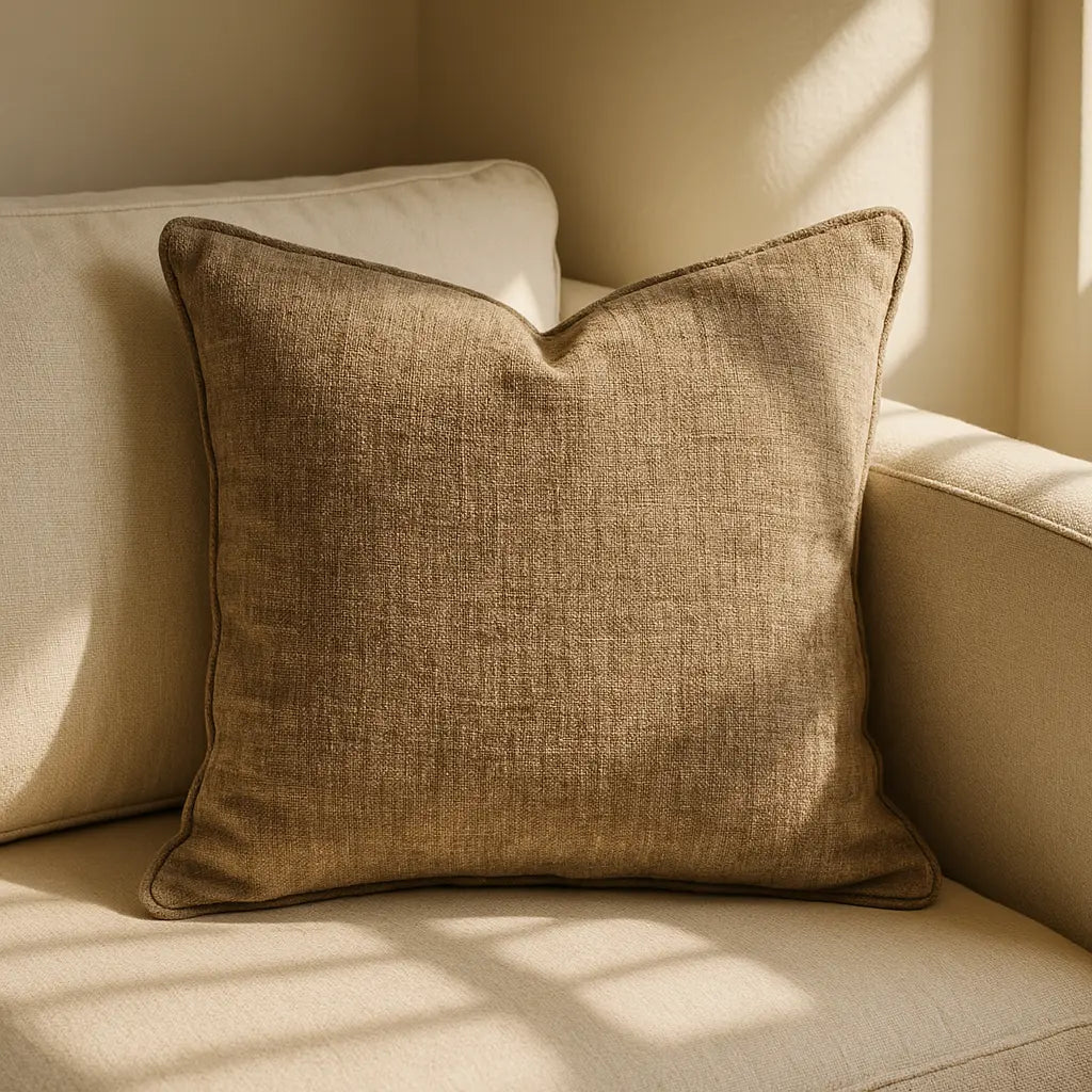 Amberley Chenille Earth Cushion Cover 45cm x 45cm