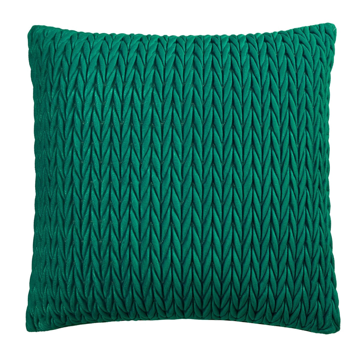 Laurence Llewelyn-Bowen Amory Velvet Cushion Cover 43cm x 43cm - Jade - Amory Cushion In Jade 43 X 43Cm 2