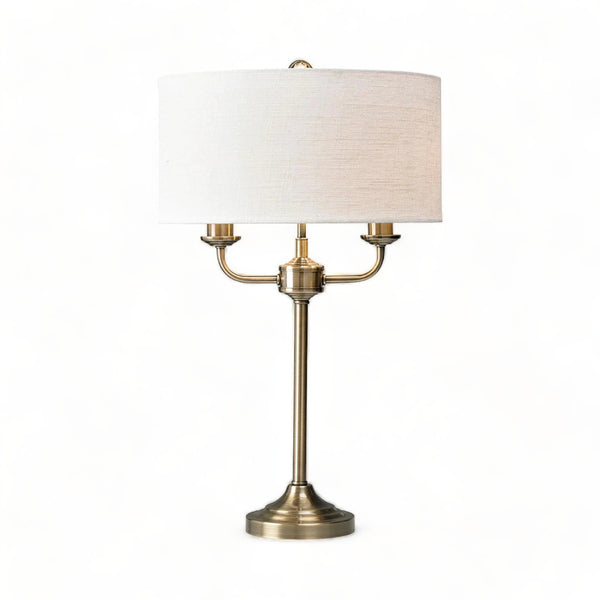 Antique Brass Grantham Table Lamp 54cm