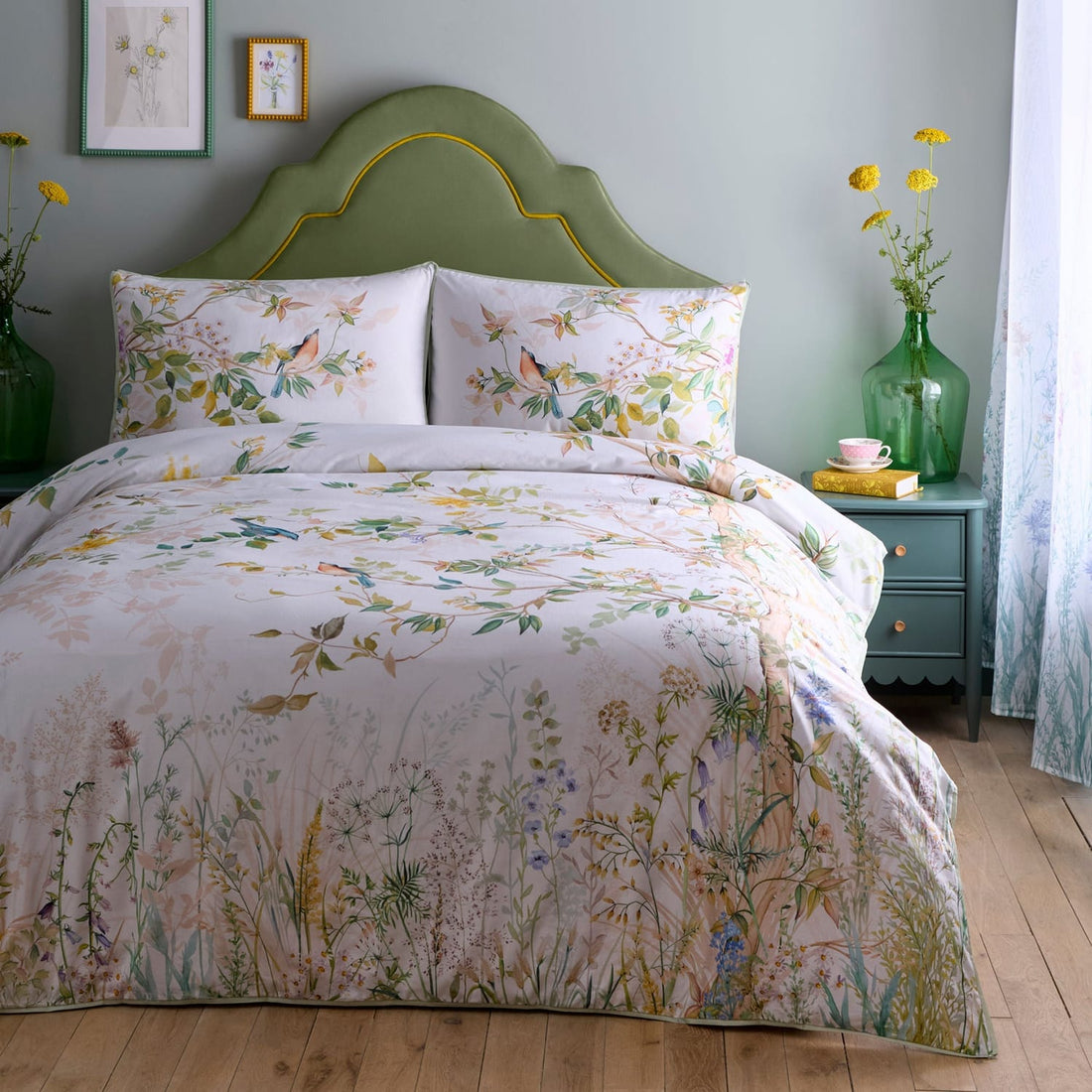 Arianna Cotton Duvet Cover Set - Natural
