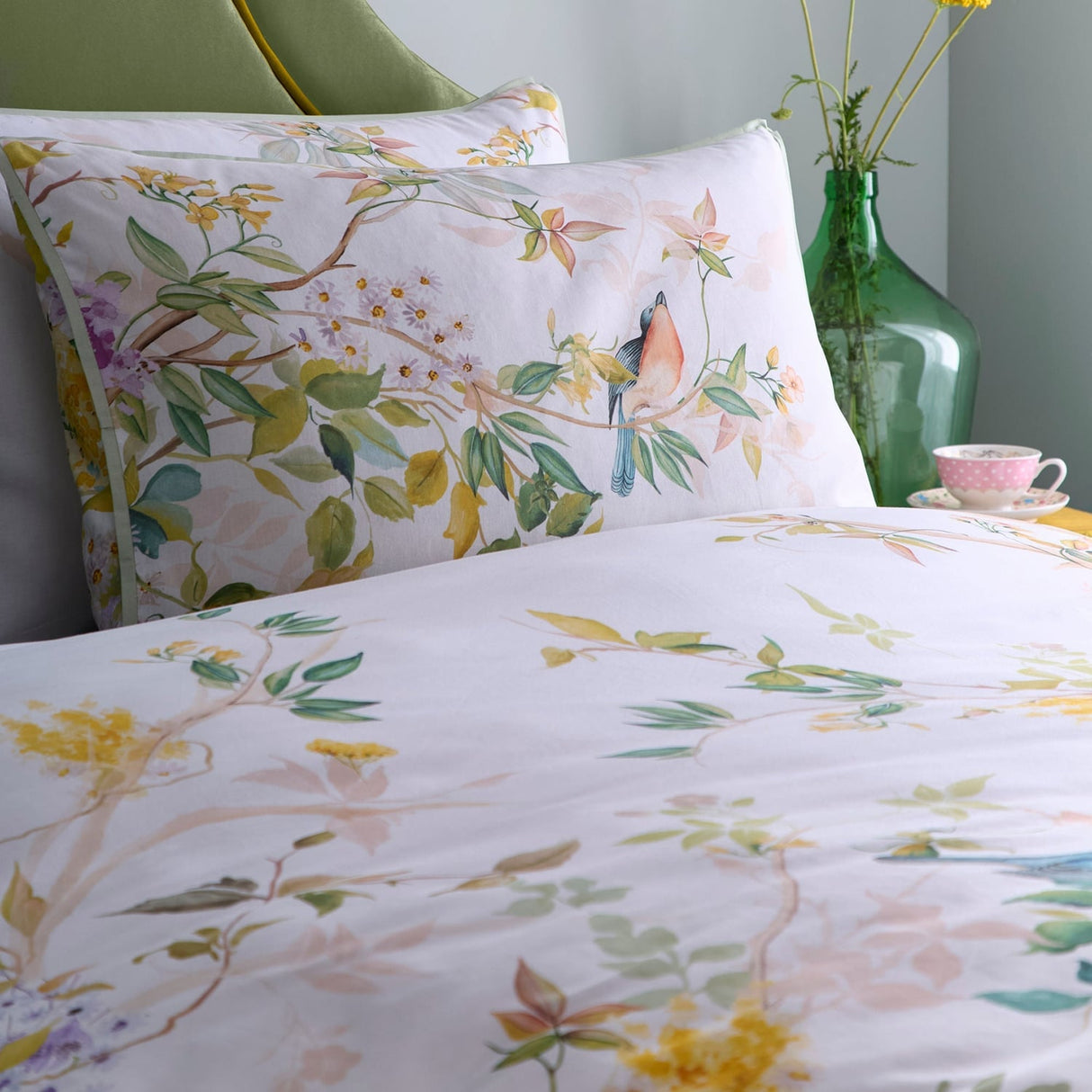 Arianna Cotton Duvet Cover Set - Natural - Arianna Duvet Cover Set In Natural 2