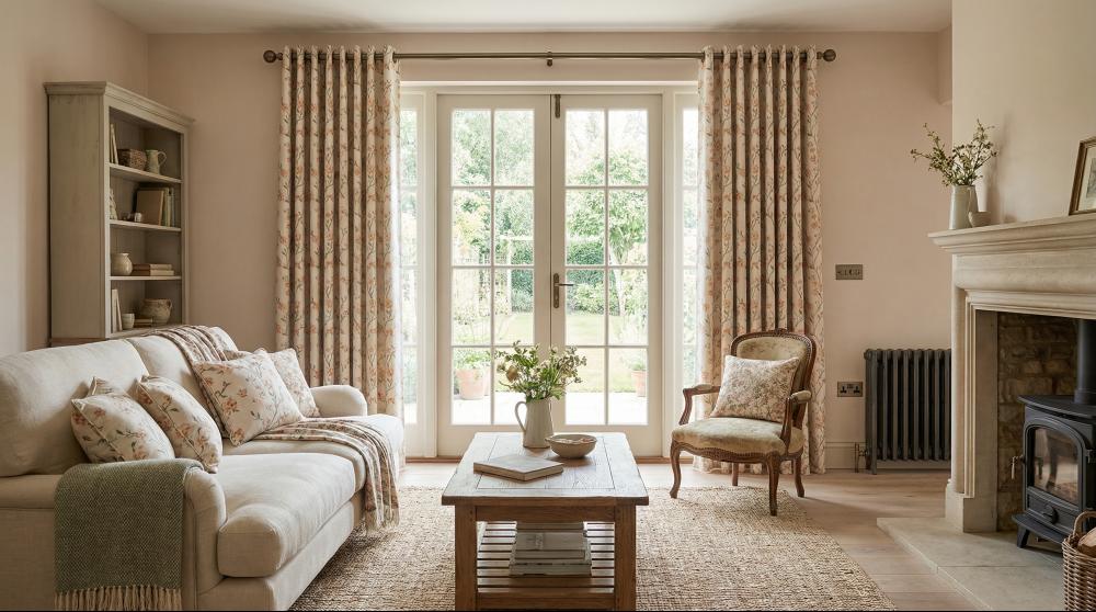 Ashley Made to Measure Curtains Coral