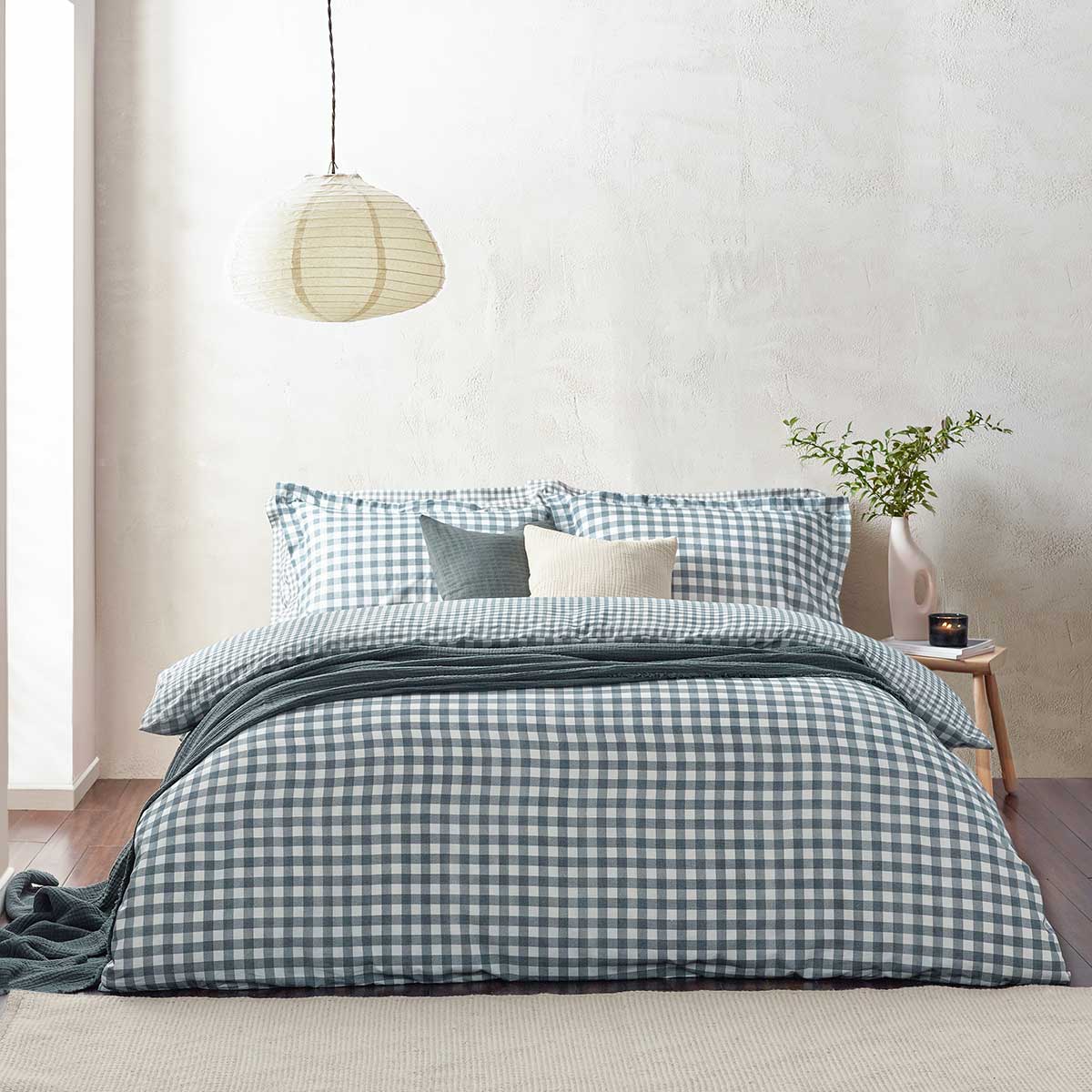 Barton Duvet Cover Set - Navy
