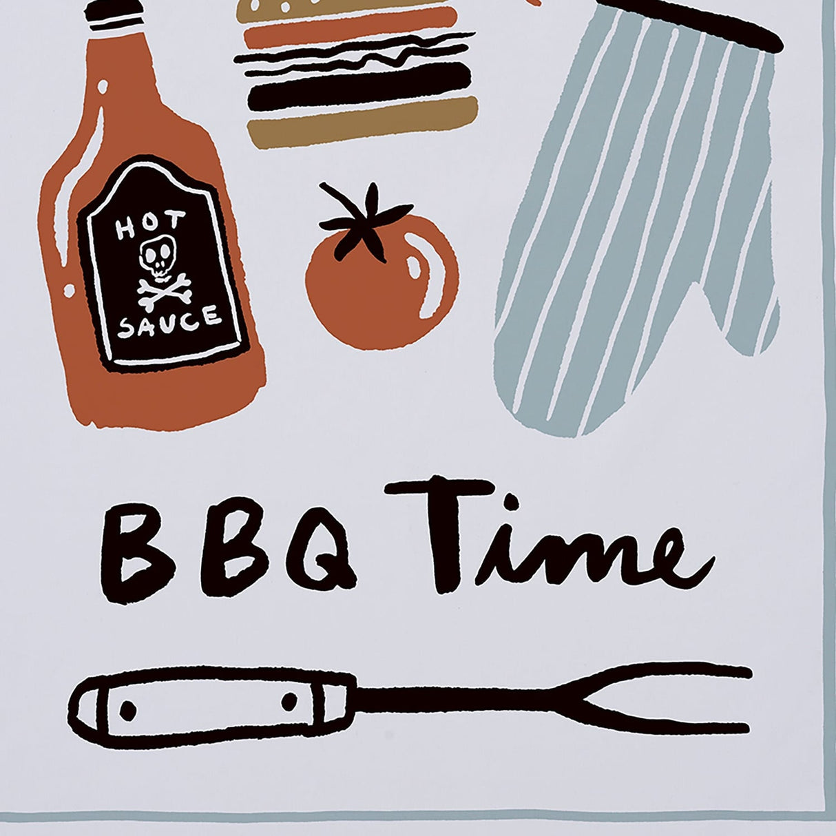 Ulster Weavers BBQ Time 100% Cotton Tea Towel - Bbq Time Cotton Tea Towel In Multicolour 2
