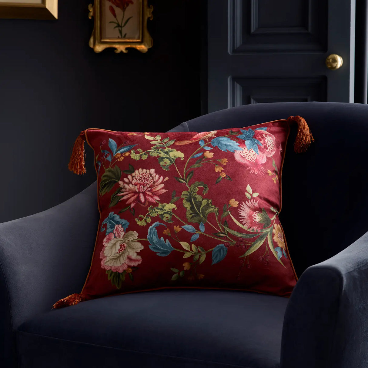 Dreams & Drapes Bejewelled Embellished Cushion Cover 43 x 43cm