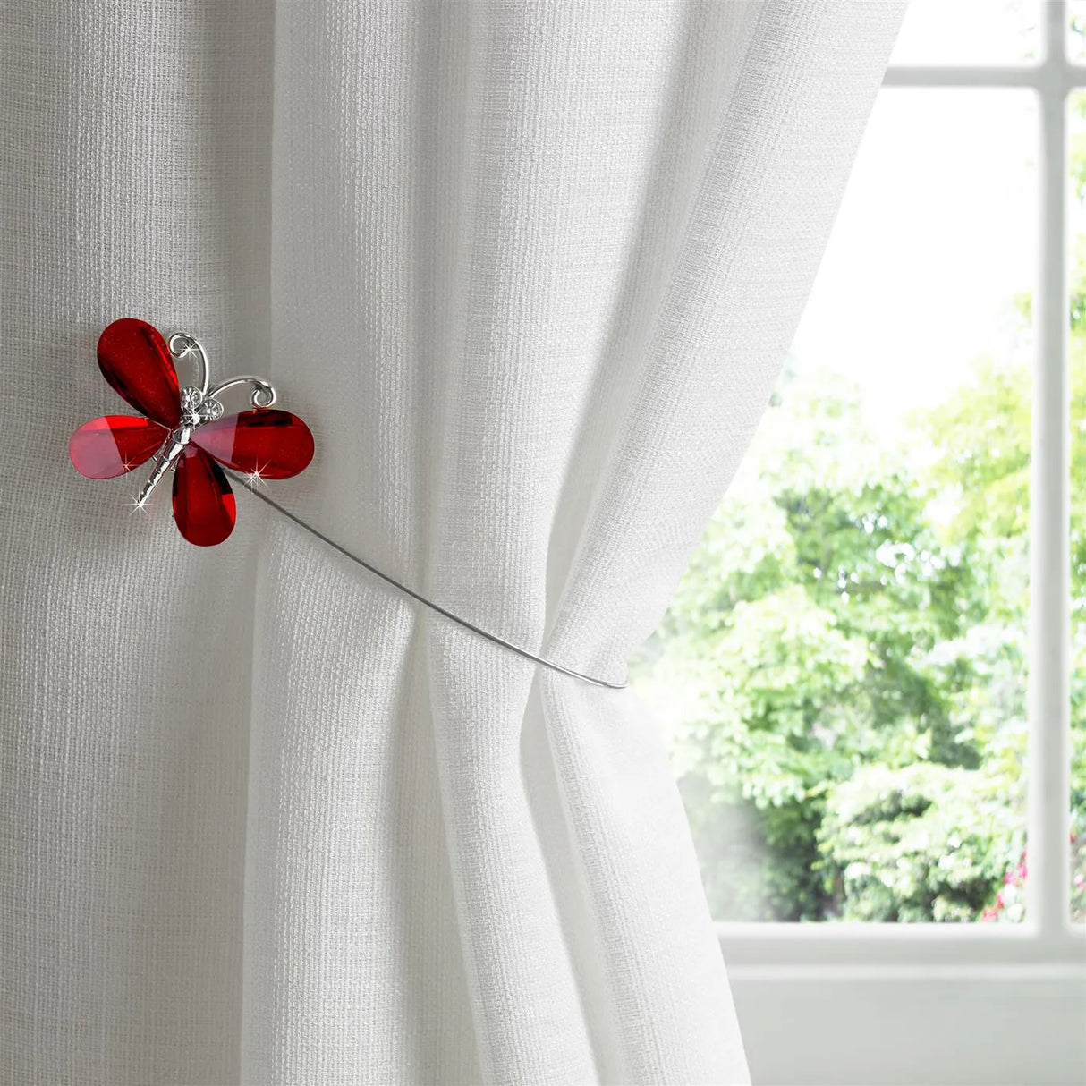 Alan Symonds Butterfly Magnet Curtain Tie Back Pair 5