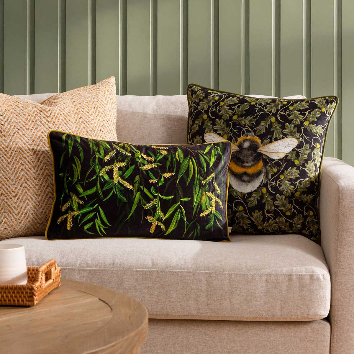 Braywick Cushion Cover / Filled Cushion 17" x 17" (43cm x 43cm) by Wylder Nature 2