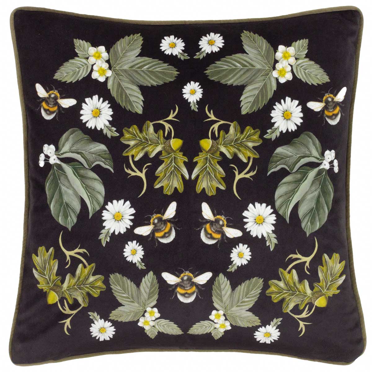 Braywick Cushion Cover / Filled Cushion 17" x 17" (43cm x 43cm) by Wylder Nature 11