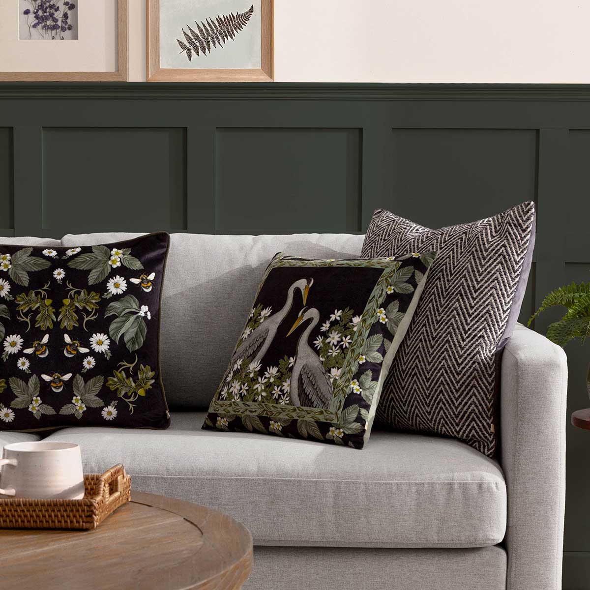 Braywick Cushion Cover / Filled Cushion 17" x 17" (43cm x 43cm) by Wylder Nature 14