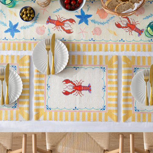 Brunch Stripes Kitchen Table Runner / Placemat by furn.
