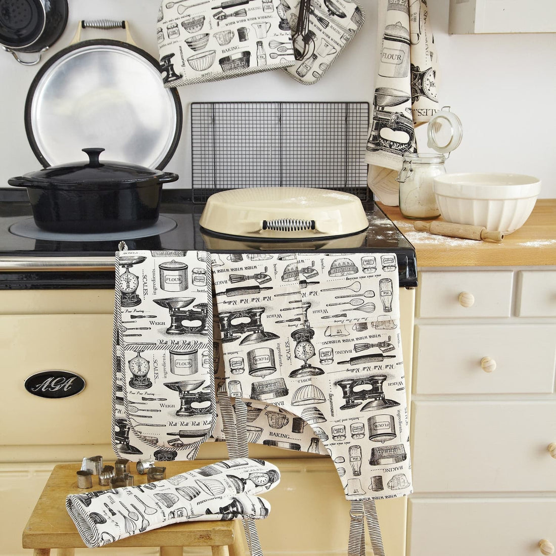 Ulster Weavers Baking Beige 100% Cotton Tea Towel