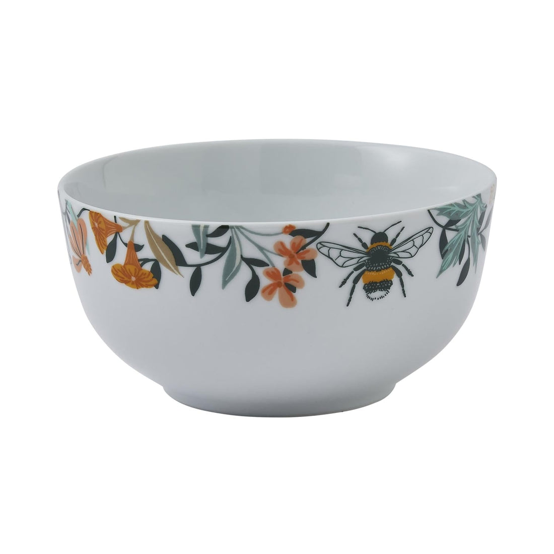 Ulster Weavers Bee Bloom Floral Porcelain Bowl